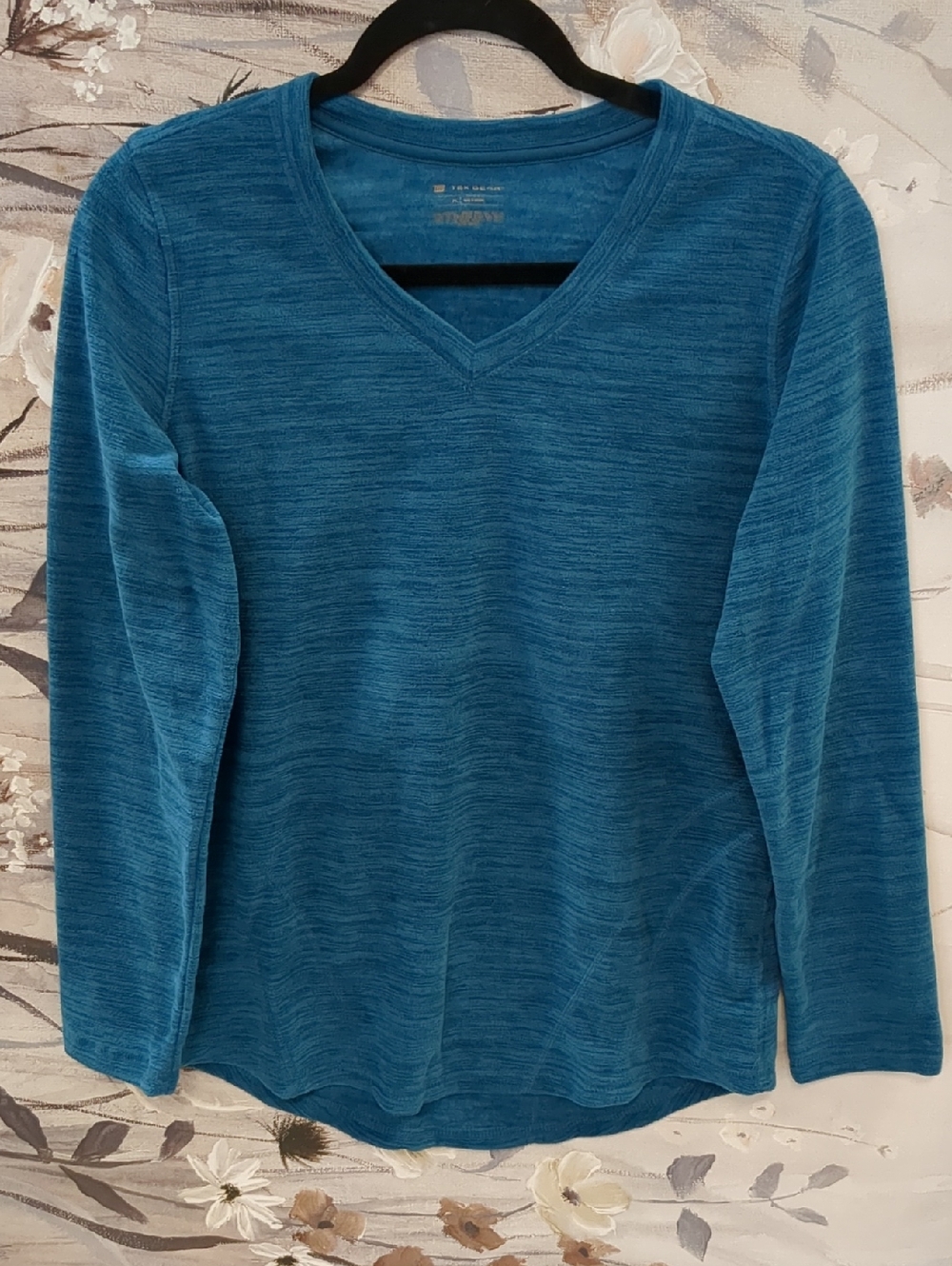 tek gear Teal Crewneck Pullover Top